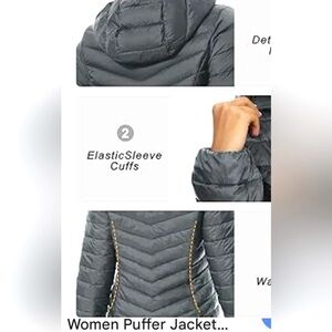 CELSIUS PREMIUM lightweight women’s puffy jacket portable